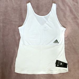 New white Adidas Tank Top ( Zoe saldana)